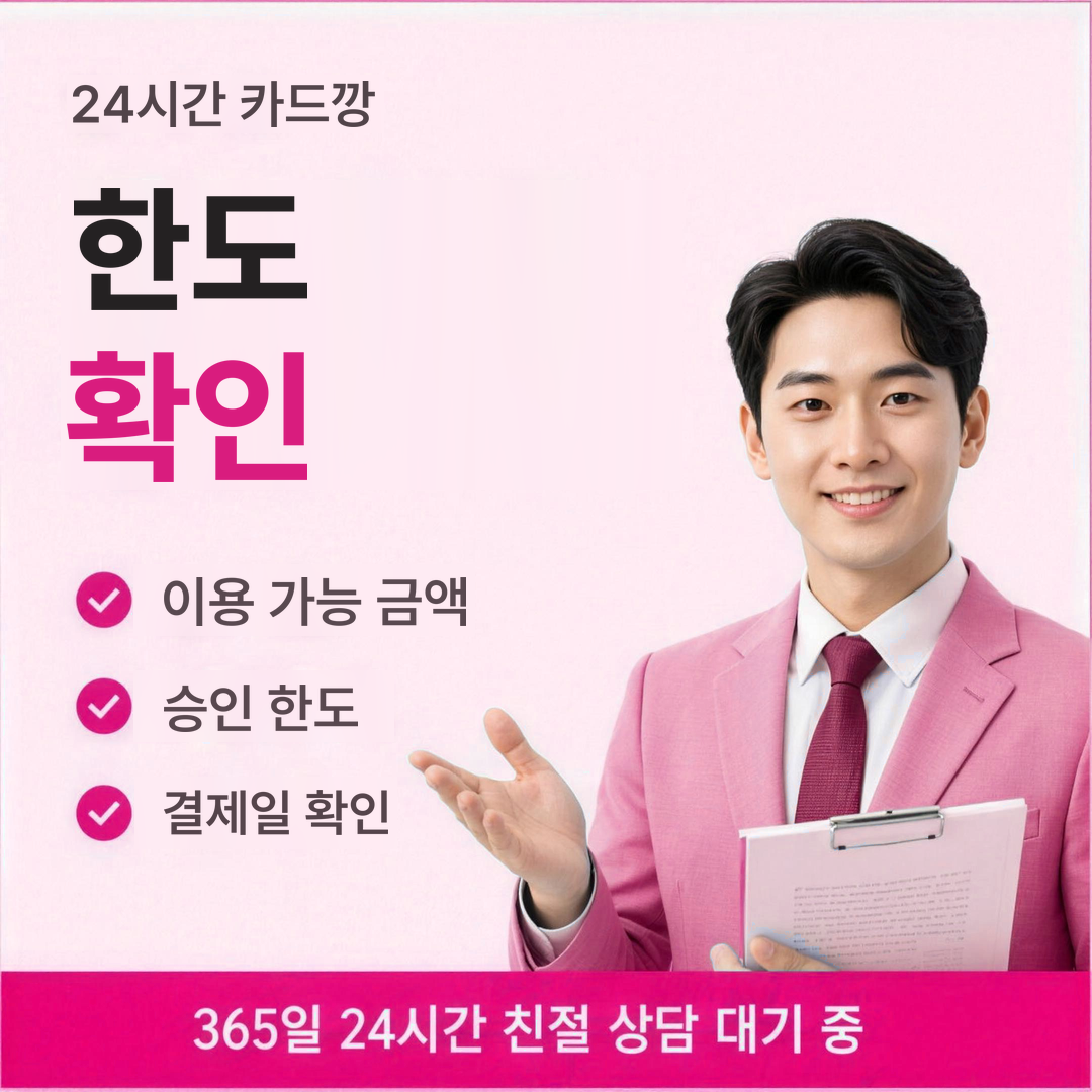 다음머니 24시간 카드깡 한도 확인 안내